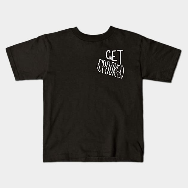 "Get Spooked" Kids T-Shirt by MacabreMediaPodcast